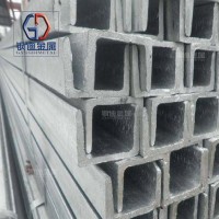 南寧 熱浸鍍鋅槽鋼Q235B 18# 國標 C型鋼 電力鐵件 L 現貨批發(fā)