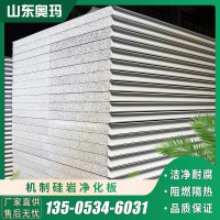廠家供應(yīng)硅巖防火凈化板 彩鋼板手工硅巖板 機(jī)制硅巖凈化彩鋼板