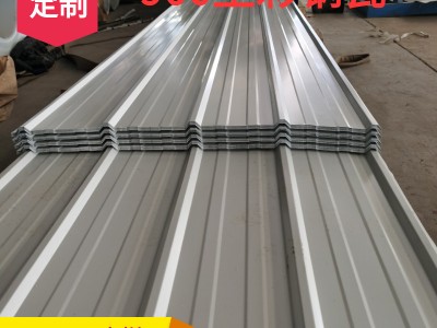 山東銷售建筑屋面屋頂900型壓型彩鋼瓦 鐵皮瓦楞板可選顏色厚度