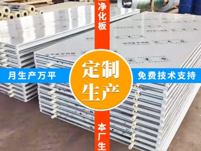 保溫隔墻板 無塵車間手工夾芯板 銷售供應手工凈化板彩鋼凈化板