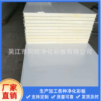 【彩鋼板】廠家定制聚氨酯彩鋼板 供應(yīng)A級(jí)防火保溫彩鋼夾芯板