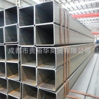 成都商家供應(yīng)熱鍍鋅方形矩管80*80*4.0鍍鋅焊接方管矩形管
