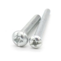 廠家批發(fā)盤頭機(jī)螺釘碳鋼十字槽半圓頭機(jī)螺絲鍍鋅盤頭十字螺絲