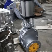 氣動(dòng)不銹鋼304陶瓷雙閘板閥Z644TC-10P陶瓷平行雙閘板閘閥 干灰閥