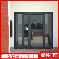 廠家自營鋁型材樓宇進(jìn)戶門 小區(qū)單元入口門廠家專業(yè)