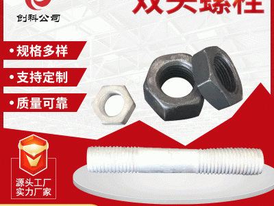 不銹鋼外六角螺栓螺母 高強度雙頭螺栓螺母套裝非標(biāo)定制